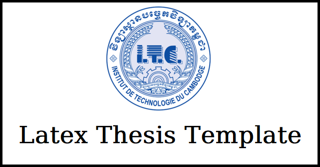 Thesis Template in Latex